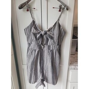 Blue‎ Rain Romper Sz L With Cutout